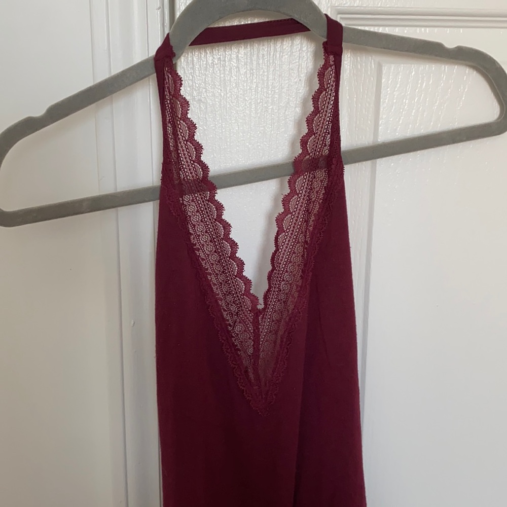 AE maroon bodysuit